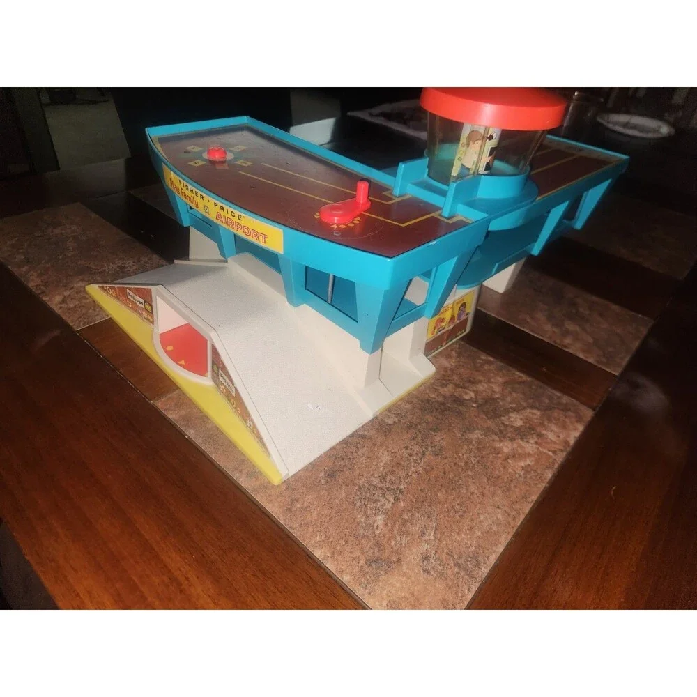 Vintage Fisher-Price Play Family Airport #996 – Main Structure Only​